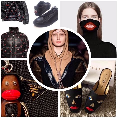 gucci and prada black face jackets